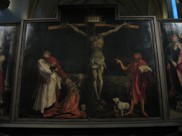 The crucifixion panel. This had special resonance for Antonite Monks and their followers